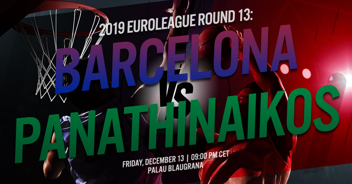 2019 EuroLeague Round 13: FC Barcelona vs. Panathinaikos Opap Athens