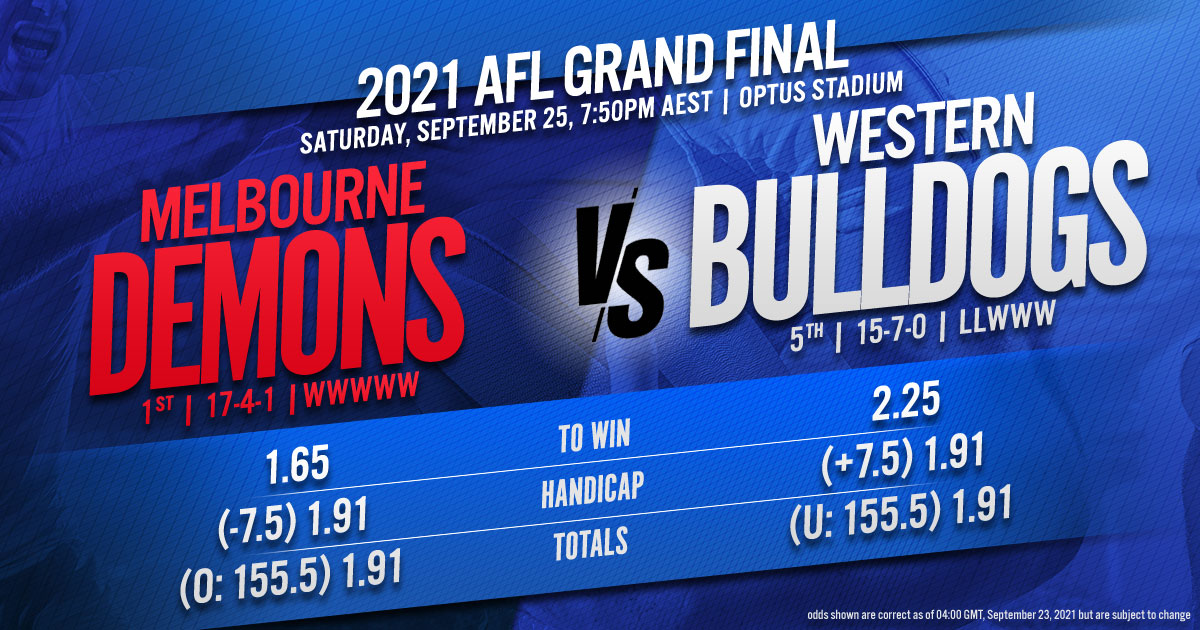 2021 AFL Grand Final: Melbourne Demons vs. Western Bulldogs