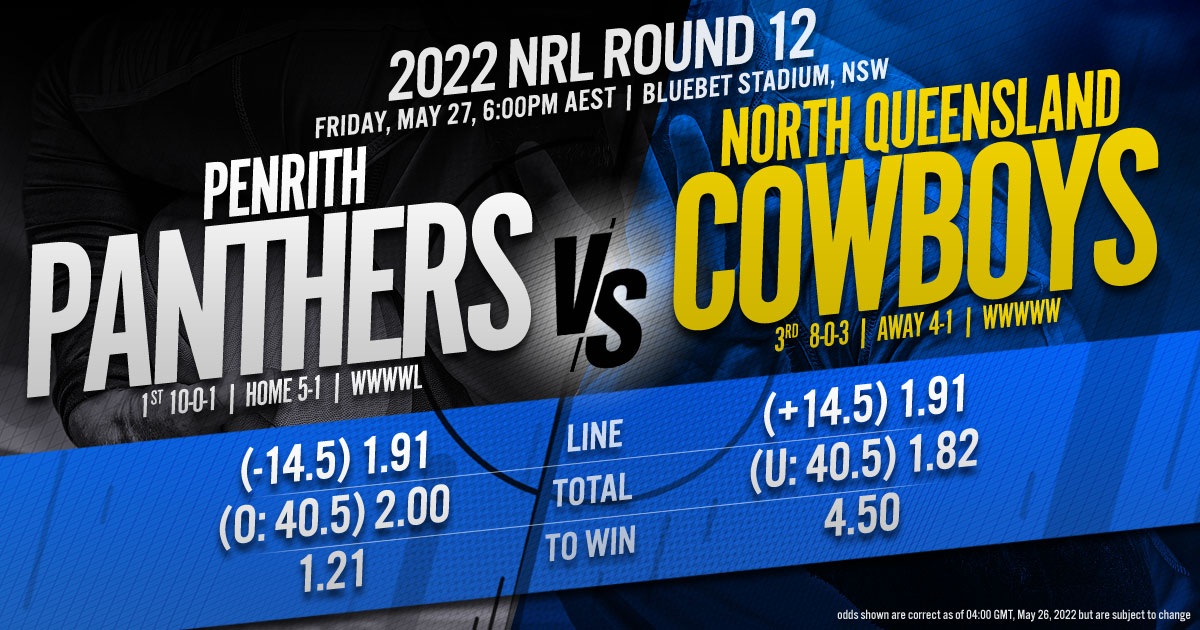 2022 Nrl Round 12 Penrith Panthers Vs North Queensland Cowboys 0449