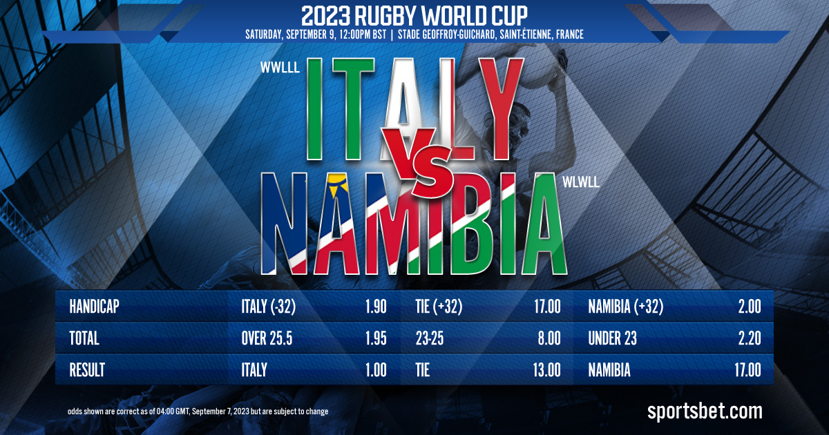 2023 Rugby World Cup: Italy vs Namibia