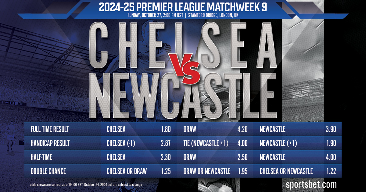 2024-25 Premier League MW9 Preview - Chelsea vs. Newcastle United: Can the Magpies swoop down on the Blues at Stamford Bridge?